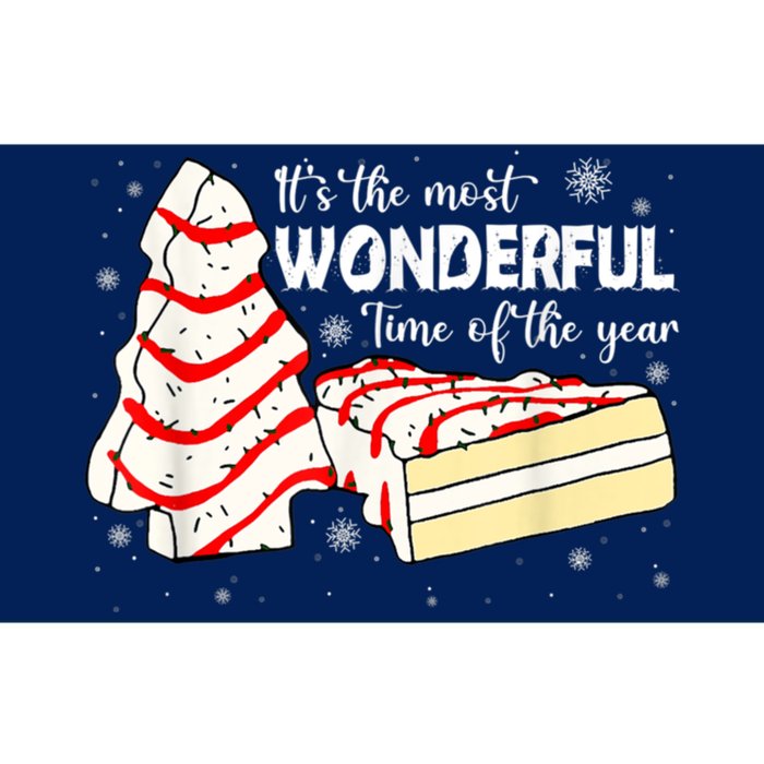 Its The Most Wonderful Time Of The Year Christmas Cake Bumper Sticker