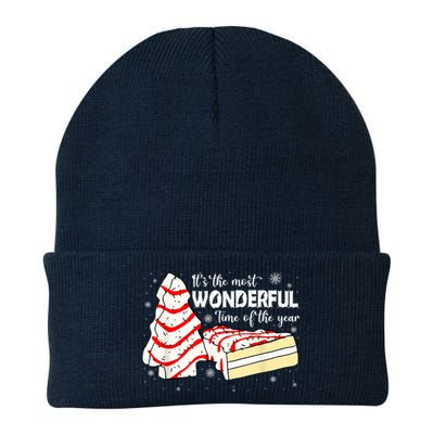 Its The Most Wonderful Time Of The Year Christmas Cake Knit Cap Winter Beanie