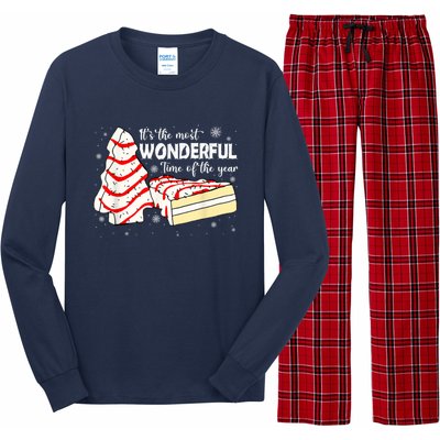 Its The Most Wonderful Time Of The Year Christmas Cake Long Sleeve Pajama Set