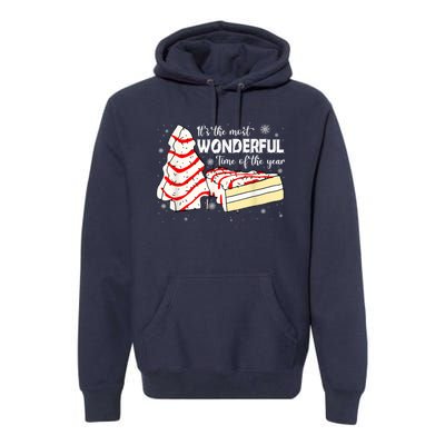 Its The Most Wonderful Time Of The Year Christmas Cake Premium Hoodie