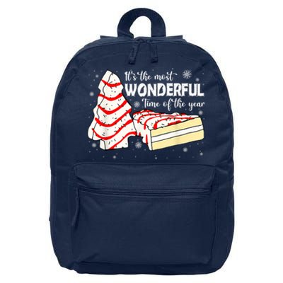 Its The Most Wonderful Time Of The Year Christmas Cake 16 in Basic Backpack