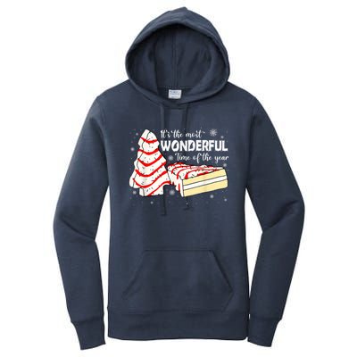 Its The Most Wonderful Time Of The Year Christmas Cake Women's Pullover Hoodie