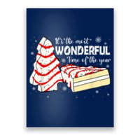 Its The Most Wonderful Time Of The Year Christmas Cake Poster