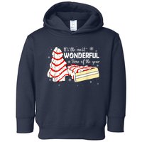 Its The Most Wonderful Time Of The Year Christmas Cake Toddler Hoodie