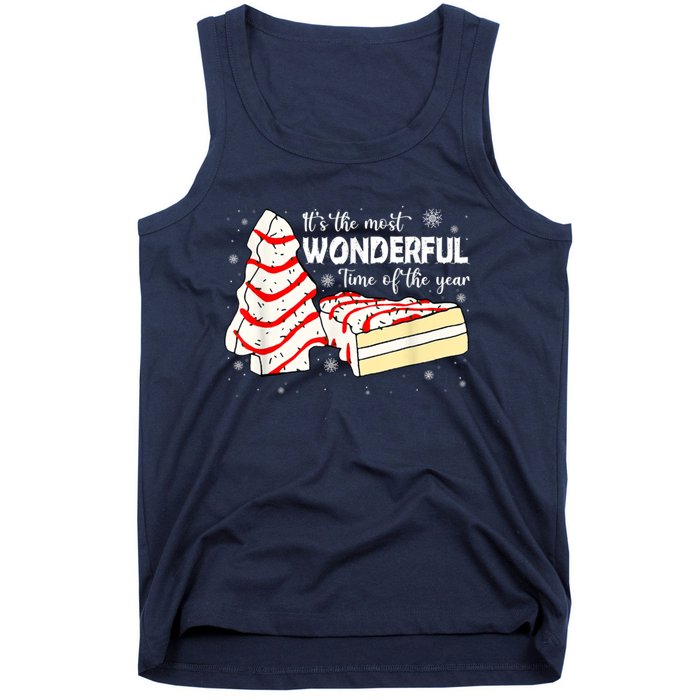 Its The Most Wonderful Time Of The Year Christmas Cake Tank Top