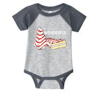 Its The Most Wonderful Time Of The Year Christmas Cake Infant Baby Jersey Bodysuit