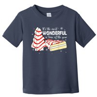 Its The Most Wonderful Time Of The Year Christmas Cake Toddler T-Shirt