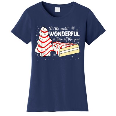 Its The Most Wonderful Time Of The Year Christmas Cake Women's T-Shirt