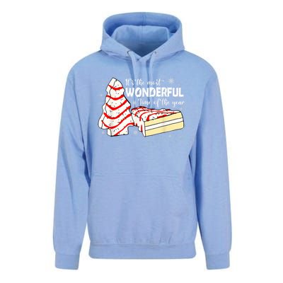 Its The Most Wonderful Time Of The Year Christmas Cake Unisex Surf Hoodie