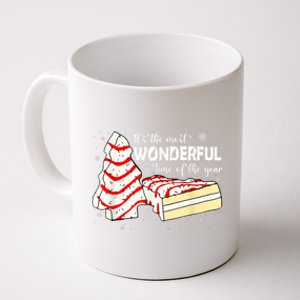 Its The Most Wonderful Time Of The Year Christmas Cake Coffee Mug