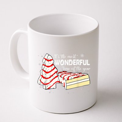 Its The Most Wonderful Time Of The Year Christmas Cake Coffee Mug