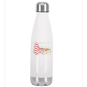 Its The Most Wonderful Time Of The Year Christmas Cake Stainless Steel Insulated Water Bottle