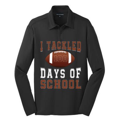 I Teach My Kids To Hit & Steal Baseball Player Silk Touch Performance Long Sleeve Polo