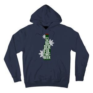 It's The Most Wonderful Time For Beer Funny Christmas Tall Hoodie