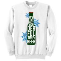 It's The Most Wonderful Time For Beer Funny Christmas Sweatshirt