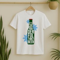 It's The Most Wonderful Time For Beer Funny Christmas T-Shirt