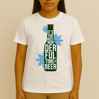 It's The Most Wonderful Time For Beer Funny Christmas T-Shirt