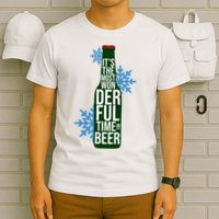 It's The Most Wonderful Time For Beer Funny Christmas T-Shirt
