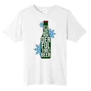 It's The Most Wonderful Time For Beer Funny Christmas Tall Fusion ChromaSoft Performance T-Shirt