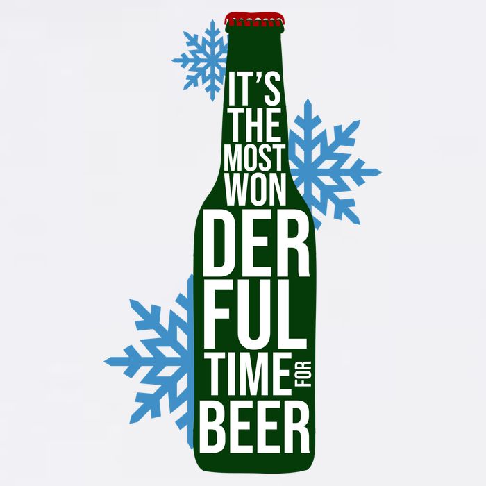 It's The Most Wonderful Time For Beer Funny Christmas Bucket Hat