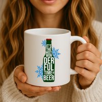 It's The Most Wonderful Time For Beer Funny Christmas Mug