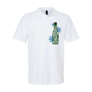 It's The Most Wonderful Time For Beer Funny Christmas Softstyle Adult Sport Polo