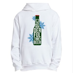 It's The Most Wonderful Time For Beer Funny Christmas Urban Pullover Hoodie