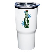 It's The Most Wonderful Time For Beer Funny Christmas Tumbler