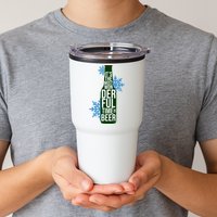 It's The Most Wonderful Time For Beer Funny Christmas Tumbler