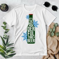 It's The Most Wonderful Time For Beer Funny Christmas Premium T-Shirt