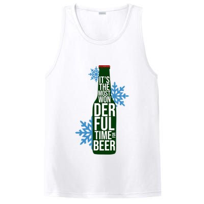 It's The Most Wonderful Time For Beer Funny Christmas PosiCharge Competitor Tank