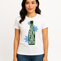 It's The Most Wonderful Time For Beer Funny Christmas Womens T-Shirt