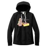 Its The Most Wonderful Time Of The Year Snack Cake Christmas Women's Fleece Hoodie