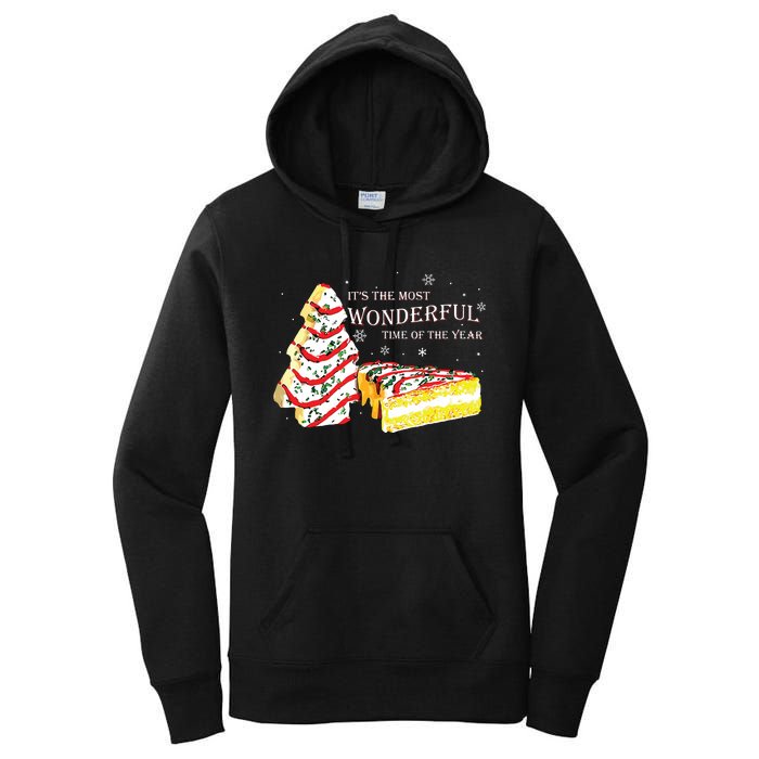 Its The Most Wonderful Time Of The Year Snack Cake Christmas Women's Pullover Hoodie