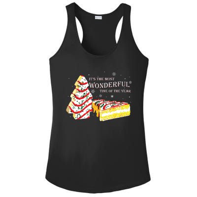 Its The Most Wonderful Time Of The Year Snack Cake Christmas Ladies PosiCharge Competitor Racerback Tank