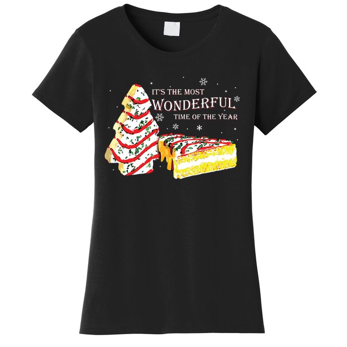 Its The Most Wonderful Time Of The Year Snack Cake Christmas Women's T-Shirt