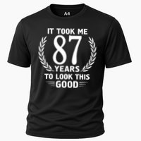 It Took Me 87 Years To Look This Good 87th Birthday Cooling Performance Crew T-Shirt