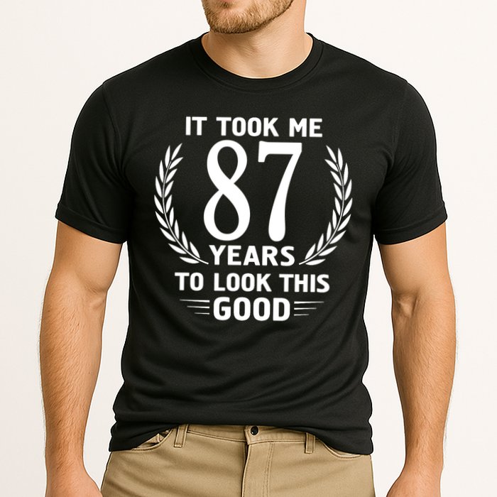 It Took Me 87 Years To Look This Good 87th Birthday Cooling Performance Crew T-Shirt