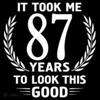 It Took Me 87 Years To Look This Good 87th Birthday Premium T-Shirt