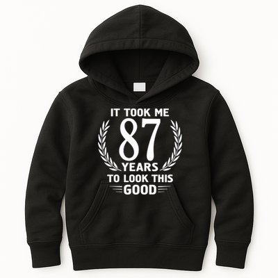 It Took Me 87 Years To Look This Good 87th Birthday Kids Hoodie
