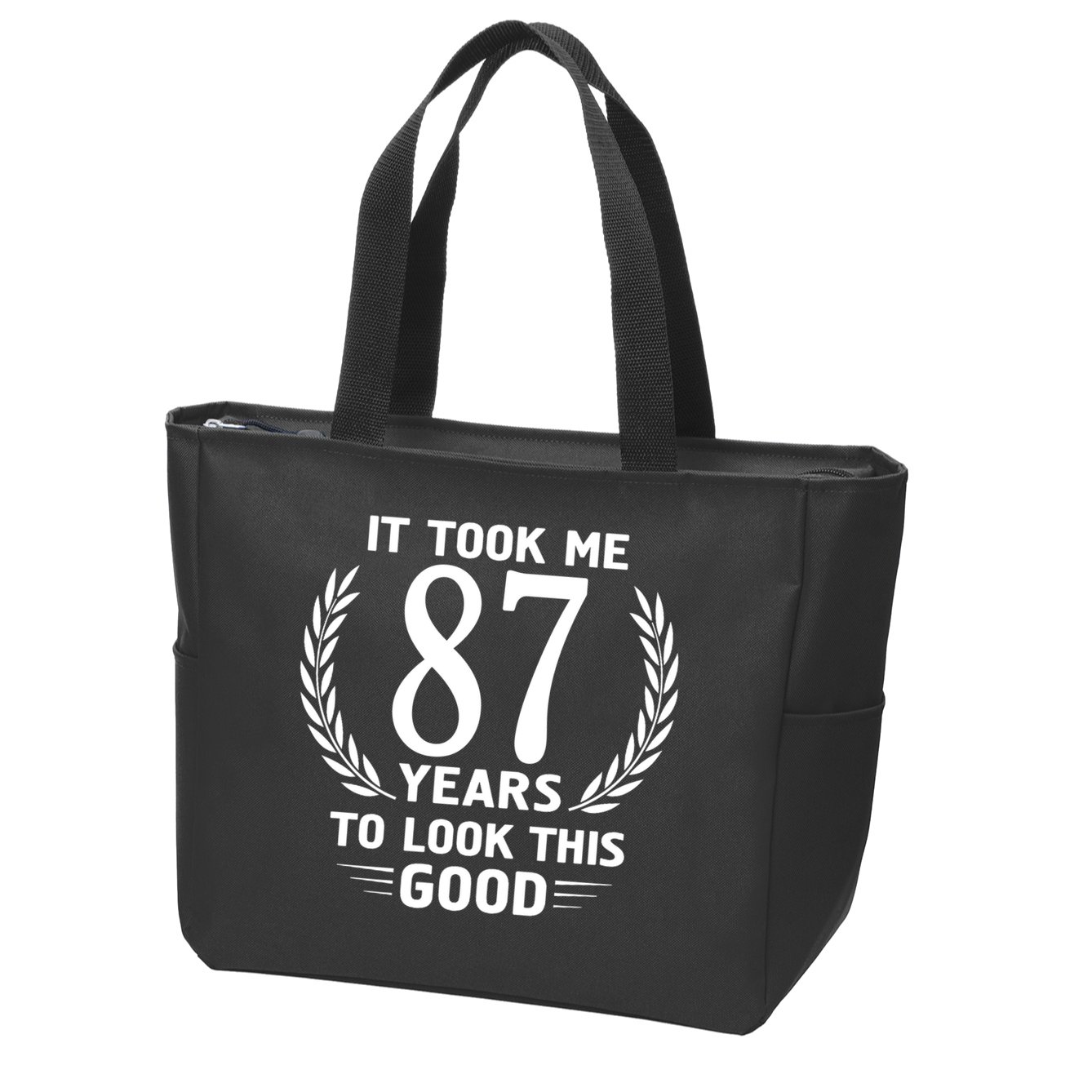 It Took Me 87 Years To Look This Good 87th Birthday Zip Tote Bag