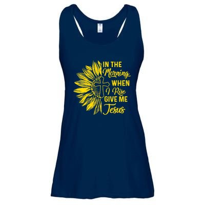 In The Morning When I Rise Give Me Jesus Ladies Essential Flowy Tank