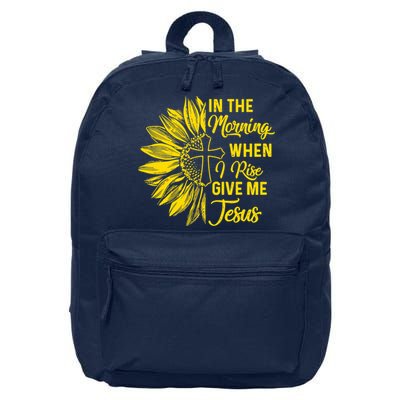 In The Morning When I Rise Give Me Jesus 16 in Basic Backpack