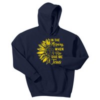 In The Morning When I Rise Give Me Jesus Kids Hoodie