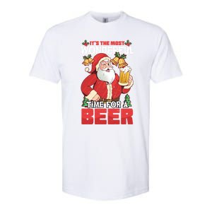 ItS The Most Wonderful Time Beer Christmas Cute Gift Softstyle CVC T-Shirt