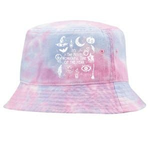 ItS The Most Wonderful Time Of The Year Halloween Trendy Gift Tie-Dyed Bucket Hat