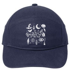 ItS The Most Wonderful Time Of The Year Halloween Trendy Gift 7-Panel Snapback Hat