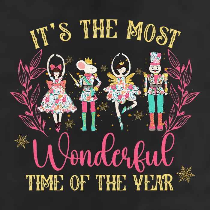 ItS The Most Wonderful Time Of Year Nutcracker Ballet Xmas Knit Cap Winter Beanie