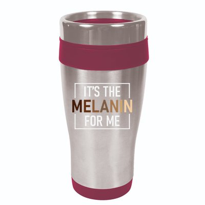 Its The Melanin For Me Melanated Black History Month 16oz Travel Tumbler