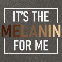 Its The Melanin For Me Melanated Black History Month Cotton Canvas Backpack